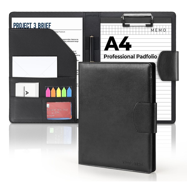 NOTEZMATE A4 Clipboard Writing Case with Magnetic Closure, Folder Clipboard
