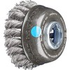 PFERD Cup brush, diameter 80 mm, knotted, 0.50 mm stainless