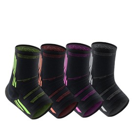 FOMIYES 3 Pcs Ankle Braces for Sports Ankle Support for Running Sleeve Arch Support Protection Stabilizer Grey l