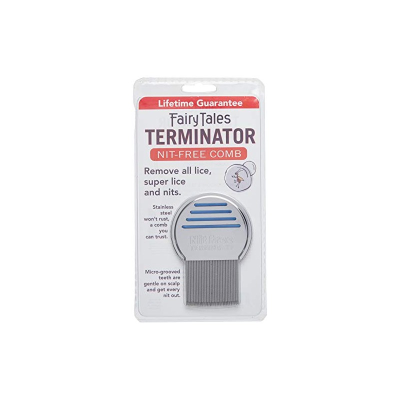 Fairy Tales Terminator Lice and Nit Comb (Color may vary)