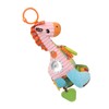 Infant Stroller Rattle Bell with Teether Mirror Cute Giraffe Plush