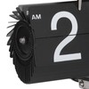 Flip Clock Quartz Movement High Accuracy Retro Style Stainless Steel