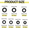 Ranstac Internal Tooth Star Lock Washers Assortment Kit 340pcs HS/DP-13