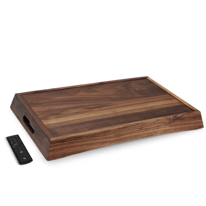 MAGIGO 22 x 14 Inches Large Rectangle Curved Black Walnut