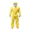 Shigematsu MC3000-L Disposable Chemical Protective Clothing, Yellow
