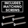 Universal White Inlet Valves for Central Vacuums - Compatible with