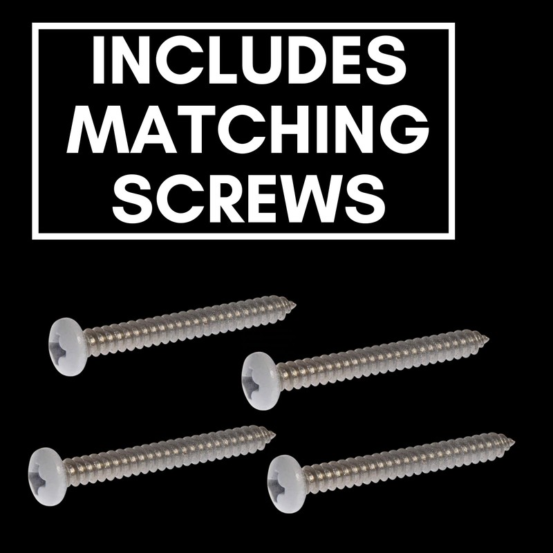 Universal White Inlet Valves for Central Vacuums - Compatible with
