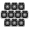 ZUDKSUY 10PCS Metering Diaphragm Replacement Metering Diaphragm Assembly for Small