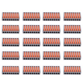 20Pcs Push Wire Wiring Connector Universal Quick Connect Terminal Blocks PCT-218