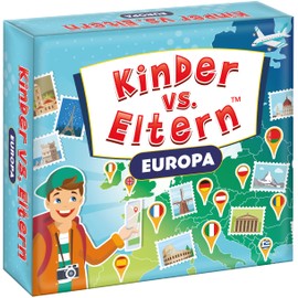 Children vs Parents. Europe Board Games for Children, Toy for Families, Board Game, Fun Family Games, Family Card Game for Children, Party Game