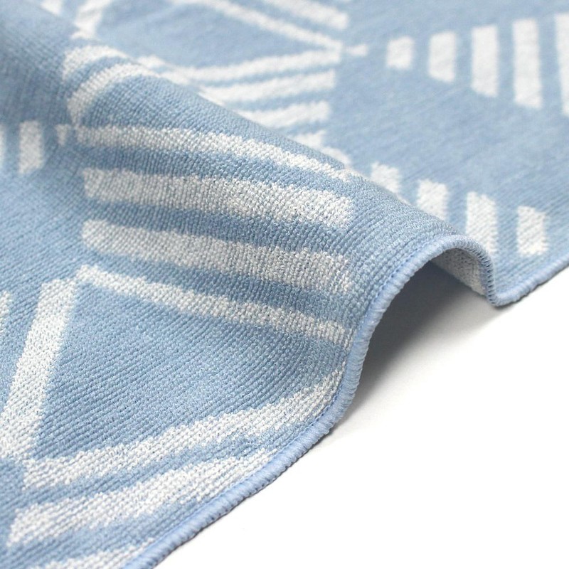 Imabari Towel, Handkerchief Towel, mono Herringbone, lightblue,