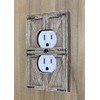Top Brass Rustic Farmhouse Barndoor Electrical Cover Wall Plate -