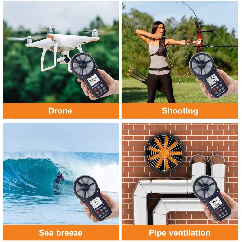 BTMETER BT-100 Wind Gauge Anemometer Wind Gauge Wind Speed Meter
