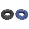 2Pcs Blue Black Rubber Tire Dog Chew Toy Safe Tire