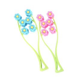 SAFIGLE 2pcs Face Roller Massager Manual Facial Massage Tool for Chin Toning Relaxation Durable Construction for Home the Go Use