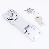 Keyed Hasp Locks Twist Knob Keyed Locking Hasp,Chrome Plated Hasp