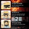 Ougist Portable Fire Escape Smoke Mask, Full Face Protection for