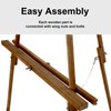 Falling in Art 65" A-Frame Tripod Easel Stand, Wooden Display