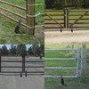 Lygoeege Tube Gate Wheel Under Mount Gate Caster, Prevent the