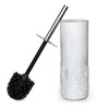 Indecor Home Marble Cherry Blossom Design Toilet Brush and Holder