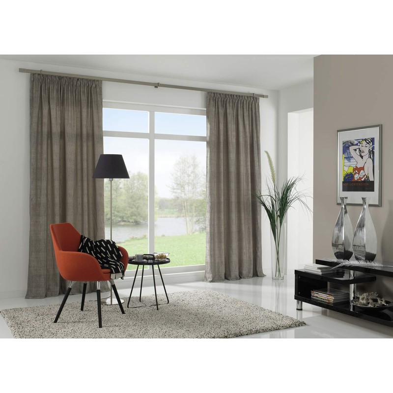 Gardinia Slim Support for Luxor Rectangular Brushed Steel 7.5 cm,