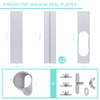Portable AC Window Kit with Exhaust Hose, Air Conditioners Kits