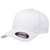 Flexfit Men's Athletic Baseball Fitted Cap, White, Large-X-Large