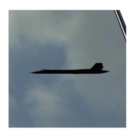 SR-71 Blackbird Pilot Side View Vinyl Sticker Decal by KLO Graphics Reconnaissance Aircraft Flight Crew A-12 SR71 A12 Sled Habu