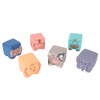 12PCS Children Silicone Building Blocks Soft DIY Educational Chewable Animals