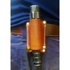 Leather Flashlight Holster for AA Battery Flashlights - Heavyduty Made