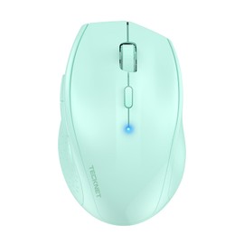 TECKNET Bluetooth Mouse, 4800 DPI Wireless Mouse, 2-Year Battery Computer Mouse 6 Adjustable DPI, 6 Buttons Compatible with Laptop/Windows/Computer