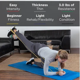 ARTZT Thera-Band Übungsband Fitnessband Gymnastik Band 5,5m ex.leicht beige