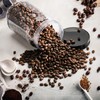 Fasmov 9 Pack 32 Oz Plastic Jars with Black Lids,