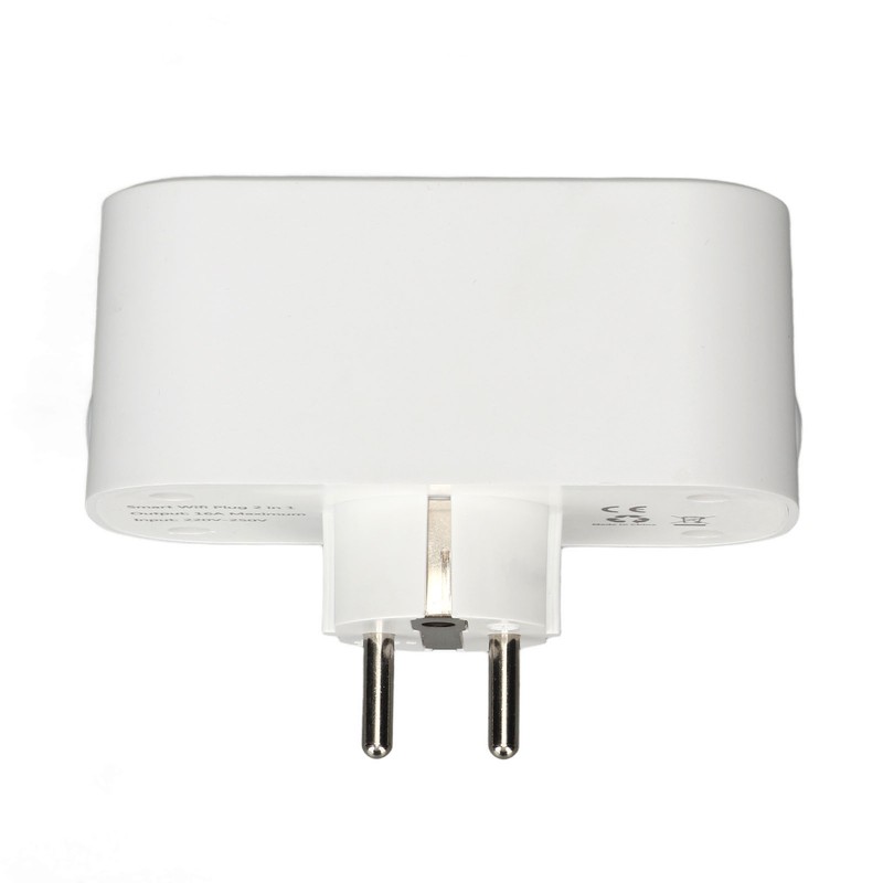 Wifi Smart Plug Wifi Dual Outlets Socket Shunt Double Control