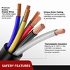 Nilight 16 Feet 7 Way Inline Trailer Cord Heavy Duty