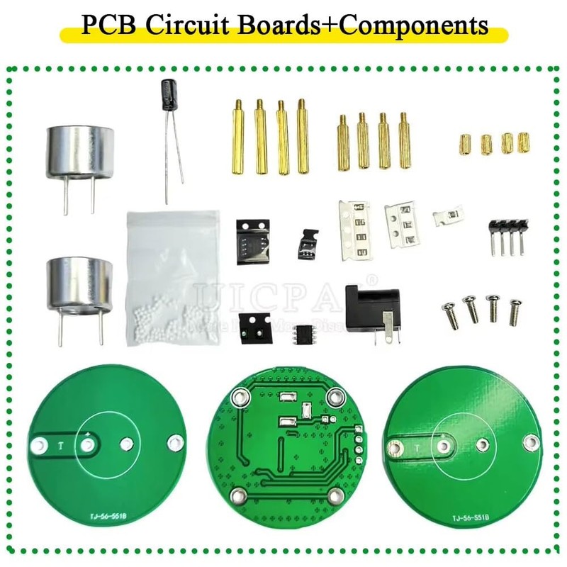 DIY Acoustic Levitation Ultrasonic Standing Wave Controller Solder Practice Kit