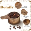 1/2 Cup Scoop Wooden Measuring Cups 1/2 Cup Measuring Cups
