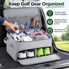 Golf Trunk Organizer for Shoes and Accessories – Waterproof 2-Layer