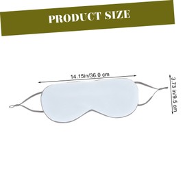 SAFIGLE 2Pcs Dual Sided Cooling Eye Mask for Sleep Comfortable Eye Cover for Daily Use Lightweight Travel Accessory Suitable for Home Hotels and Trains Blocks Light