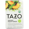 Tazo Organic Peachy Green Tea, 20 ct (Pack of 6)