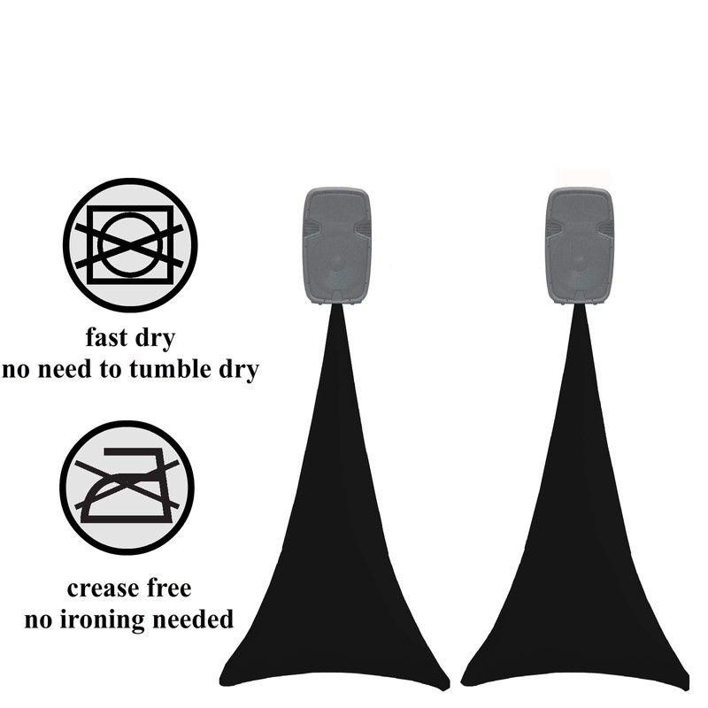 20 colors available .2x spandex stretch speaker stands scrims, SINGLE