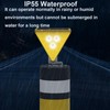 Aolyty Solar Warning Light, LED Flashing Safety Light Reflective Sticker,