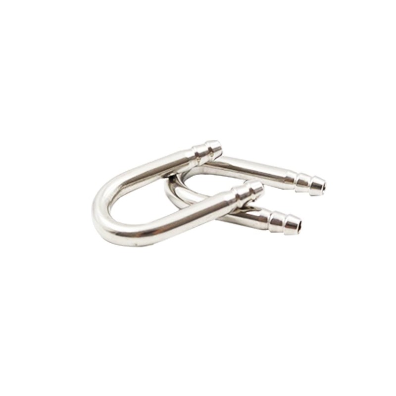 Alnicov Aquarium CO2 Stainless Steel U-Shaped Pipe, Aquarium Pump Pipe