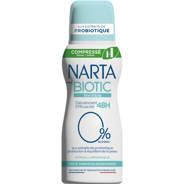 Narta Biotic Compressed Deodorant 100 ml