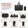 P.travel Foldable Travel Bag, Water-Resistant Lightweight Carry on Duffel Bag