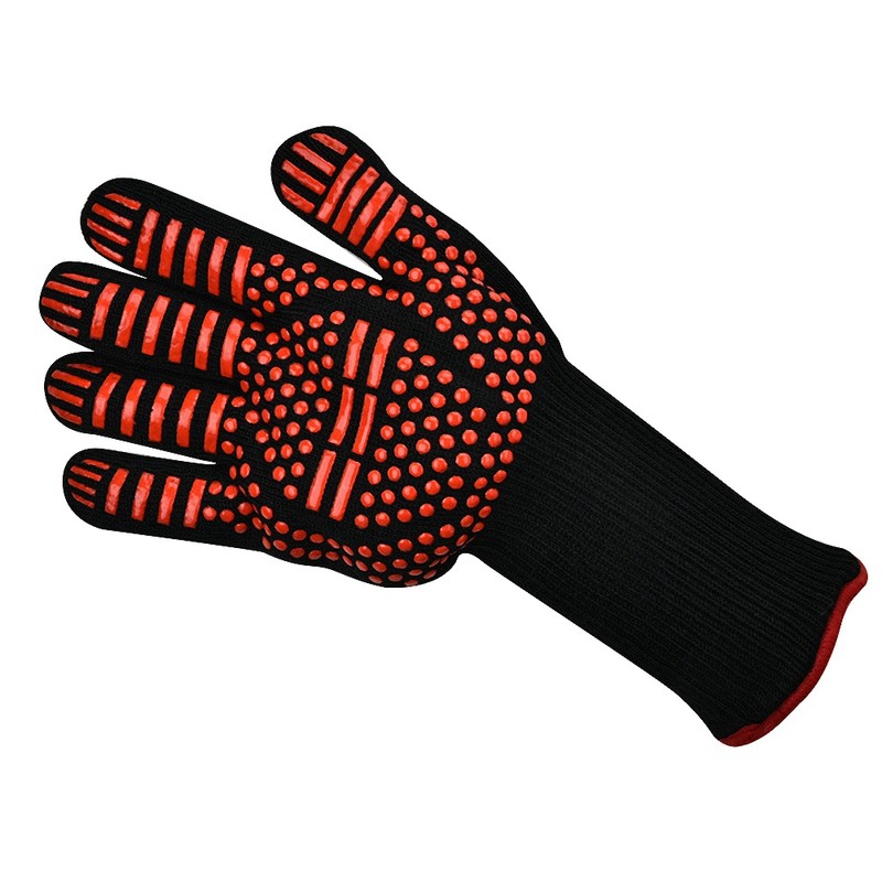 1 Pair of Fireproof High Temperature Resistant Microwave Oven Gloves