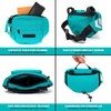 Bomence Small Bicycle Handlebar Bag Waist Bag 2-in-1, Belt Bag,