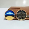 One Day at A Time Sobriety Coin Universe Sun Earth