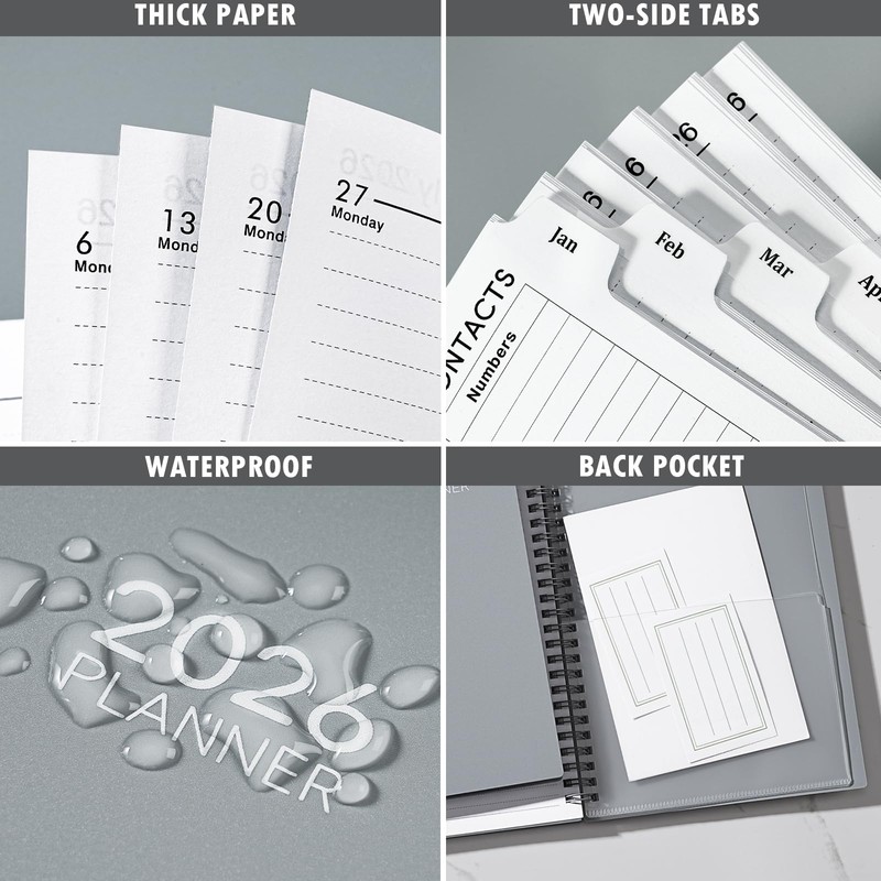 2026 Planner/Calendar - 2026 Planner Weekly and Monthly, Jan. 2026