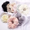 8 Scrunchies Esponjosos de Toalla Gomas para Secar Cabello Scrunchie
